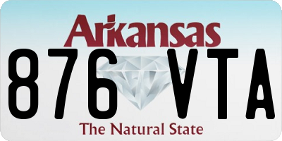 AR license plate 876VTA