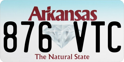 AR license plate 876VTC