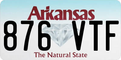 AR license plate 876VTF