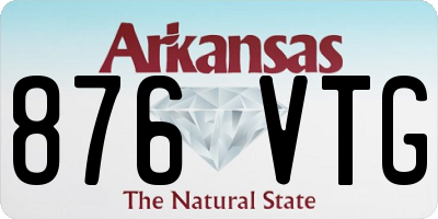 AR license plate 876VTG