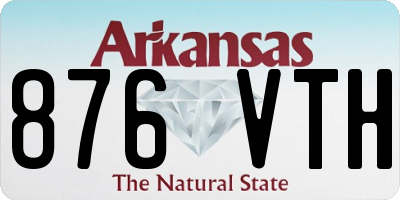 AR license plate 876VTH