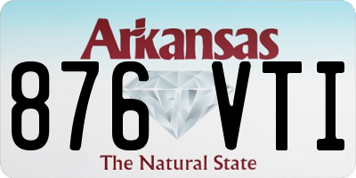 AR license plate 876VTI