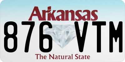 AR license plate 876VTM