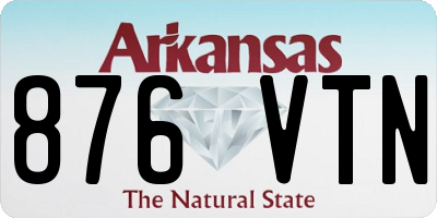 AR license plate 876VTN