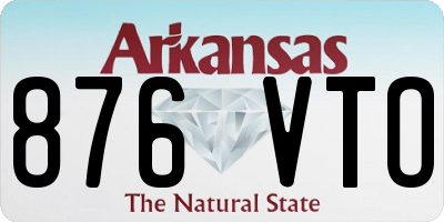 AR license plate 876VTO