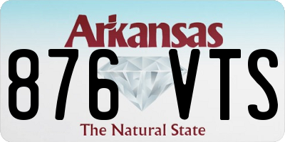 AR license plate 876VTS