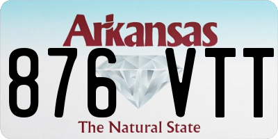 AR license plate 876VTT