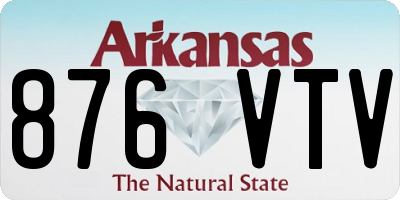 AR license plate 876VTV