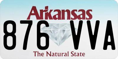 AR license plate 876VVA