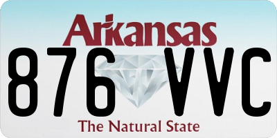 AR license plate 876VVC