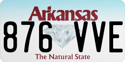 AR license plate 876VVE
