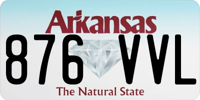 AR license plate 876VVL