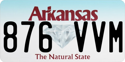 AR license plate 876VVM