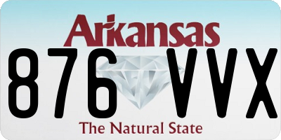 AR license plate 876VVX
