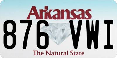 AR license plate 876VWI