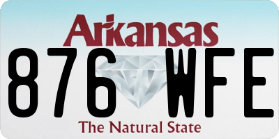AR license plate 876WFE