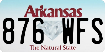 AR license plate 876WFS