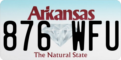 AR license plate 876WFU