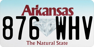 AR license plate 876WHV
