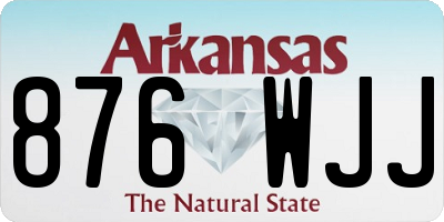 AR license plate 876WJJ