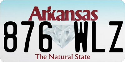 AR license plate 876WLZ