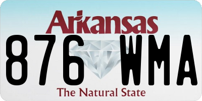 AR license plate 876WMA