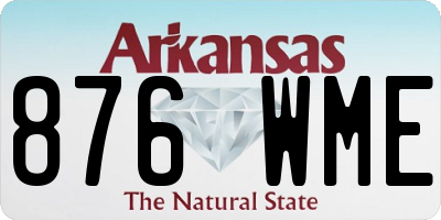 AR license plate 876WME