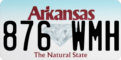 AR license plate 876WMH