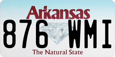 AR license plate 876WMI