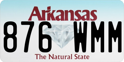 AR license plate 876WMM