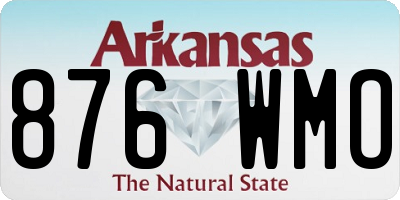 AR license plate 876WMO
