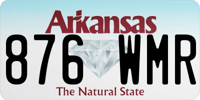 AR license plate 876WMR
