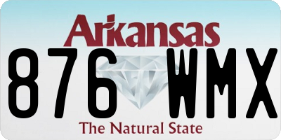 AR license plate 876WMX