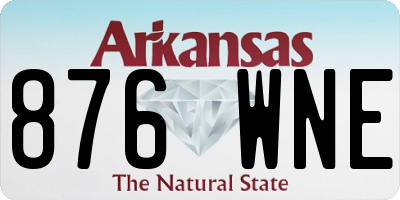 AR license plate 876WNE