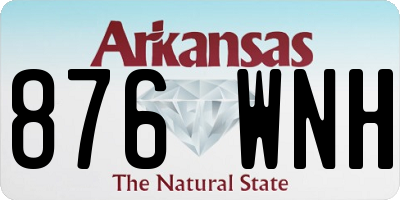AR license plate 876WNH