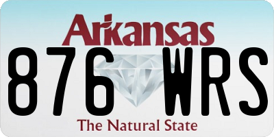 AR license plate 876WRS
