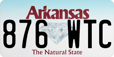 AR license plate 876WTC