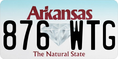 AR license plate 876WTG