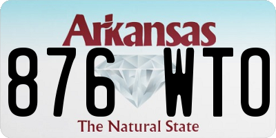 AR license plate 876WTO