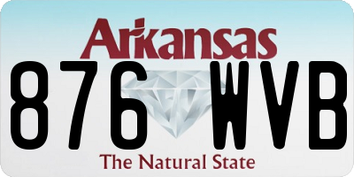 AR license plate 876WVB