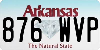 AR license plate 876WVP