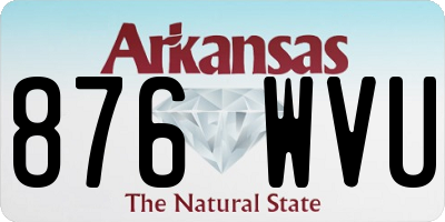 AR license plate 876WVU