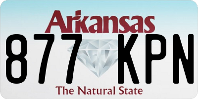 AR license plate 877KPN