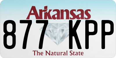 AR license plate 877KPP