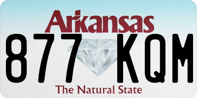 AR license plate 877KQM