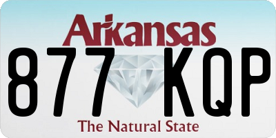 AR license plate 877KQP