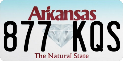 AR license plate 877KQS