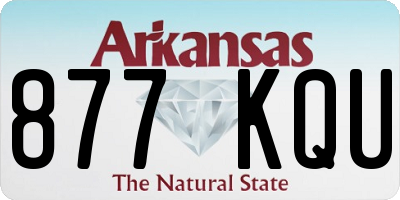AR license plate 877KQU