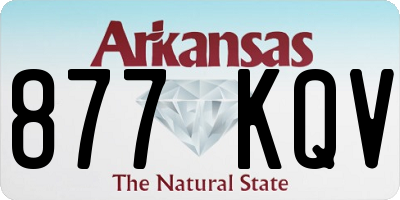 AR license plate 877KQV