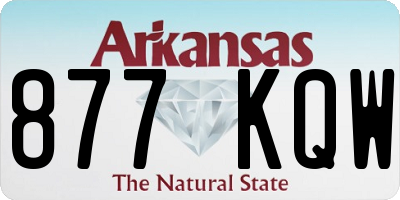AR license plate 877KQW